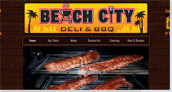 Desktop Screenshot of beachcitydelibbq.com